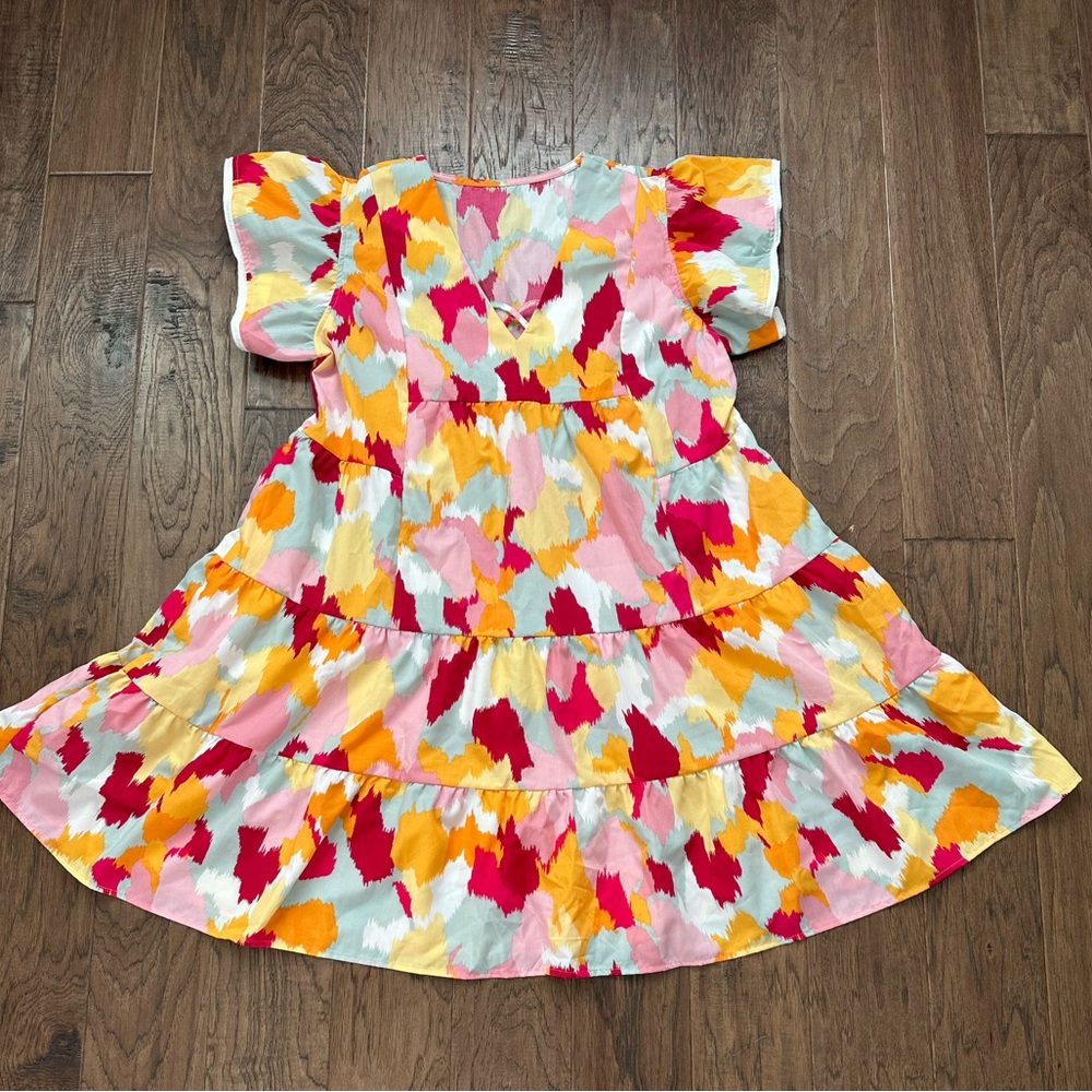 NWOT colorful dress size XL